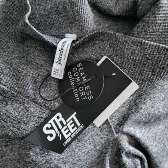 Seamless Highrise Grey Ombre Leggings Size Small - Picture 2 of 7